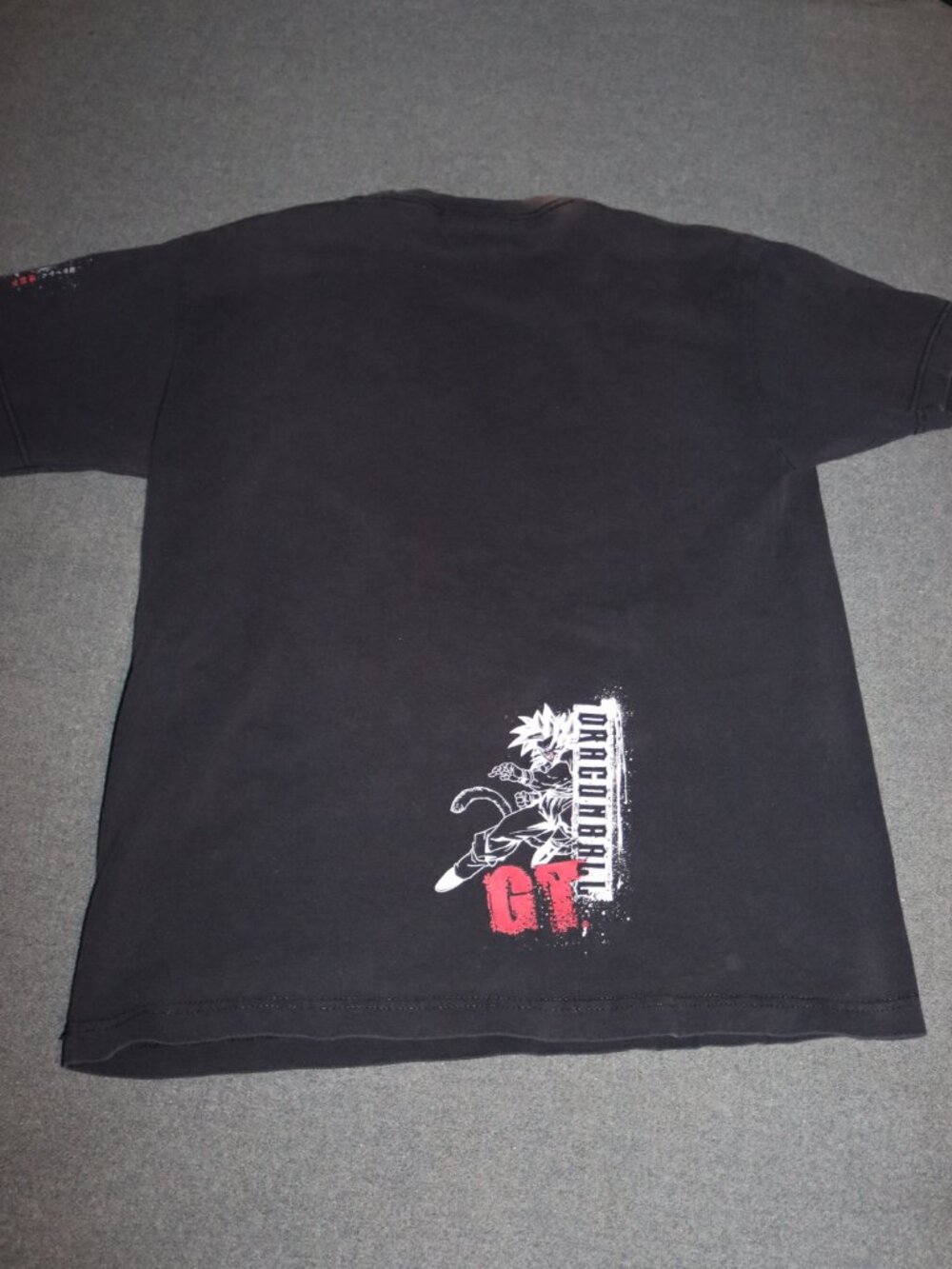 Dragon Ball GT T-shirt Mens Medium Black 2003 DBGT Super Saiyan 4 Bad Faded - Picture 6 of 9